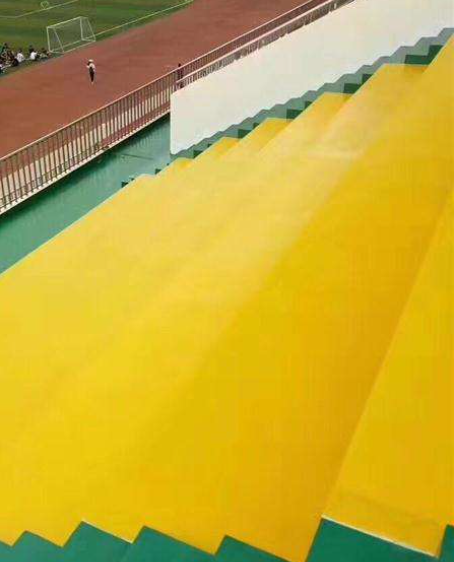 湘潭球场台阶翻新修补改造